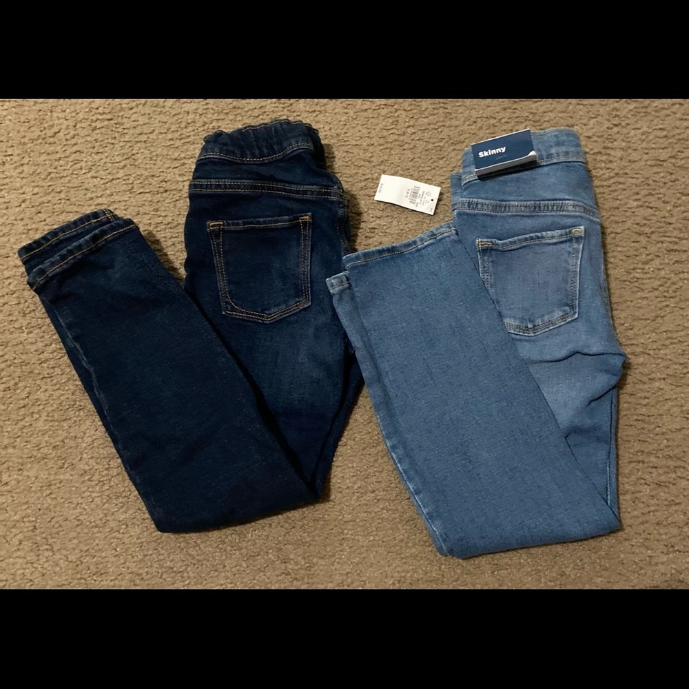 *Lot of 2* Girls Old Navy Skinny Jeans size 6/7